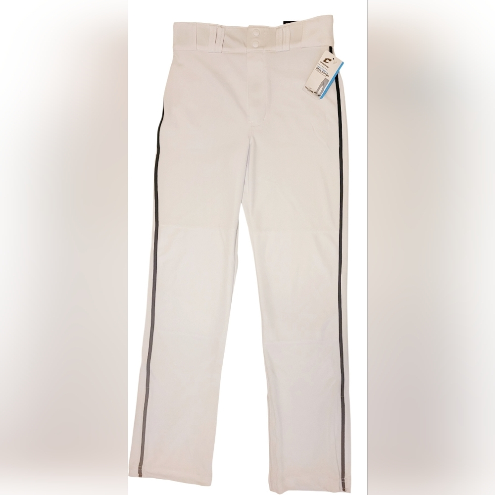 Champro Baseball Triple Crown 2.0 Open Bottom Pants Men's Small White Navy NWT